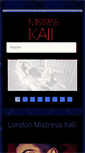 Mobile Screenshot of mistress-kali.co.uk