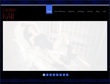 Tablet Screenshot of mistress-kali.co.uk